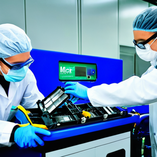 Home 17 하이브리드 차량의 배터리 재활용 방법 - **Prompt 1: Meticulous Battery Disassembly for Recycling**
"A team of highly skilled technicians...
