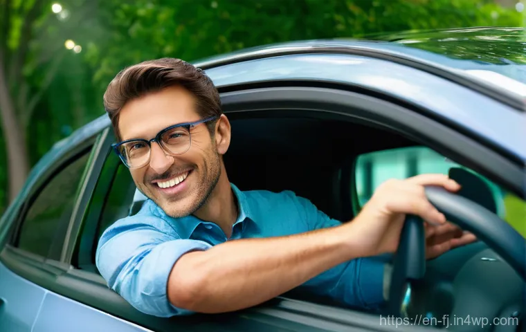 하이브리드 차량의 광고 및 마케팅 전략 - **Prompt:** "A close-up, high-tech interior shot of a new hybrid vehicle's dashboard and infotainmen...