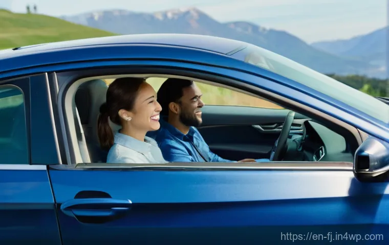 하이브리드 차량의 중고 시장 동향 - **Prompt:** A skilled and experienced male mechanic, mid-40s, with short, neat hair and wearing a cl...