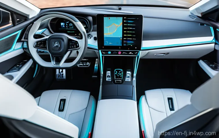 하이브리드 차량의 사용자 인터페이스 개선 방안 - Here are three detailed image generation prompts based on the provided text: