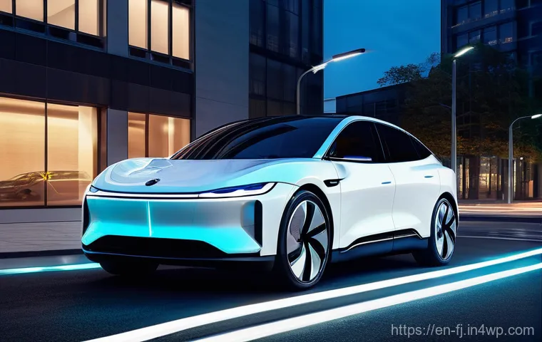 하이브리드 차량의 충전 시간 측정 방법 - **Prompt:** A vibrant, bustling outdoor scene at a modern shopping center parking lot during a brigh...