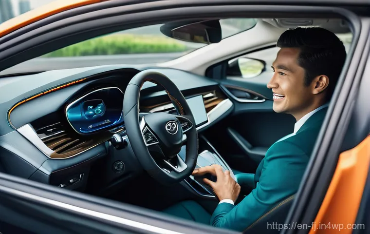 하이브리드 차량의 액셀러레이션 성능 분석 - **Image Prompt 1: The Instant Surge of a Modern Hybrid**
    A sophisticated adult driver, male or f...